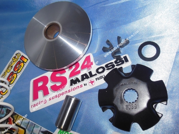 zoom Variateur MALOSSI MULTIVAR (variateur, ressort de poussée…) pour SCOOTER et QUAD KEEWAY, DRR, CPI, GENERIC... 50cc