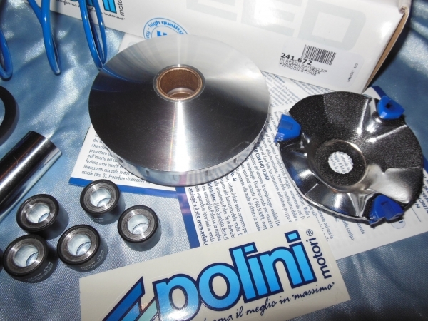 zoom Variateur POLINI HI SPEED (variateur, galets, ressort, ...) pour PIAGGIO (Typhoon, NRG...)