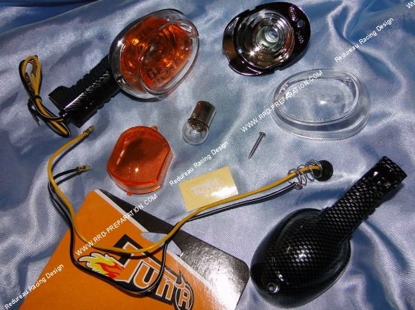 zoom clignotants tunr carbone transparent homologués booster 2004