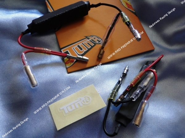 zoom paire résistance tunr clignotants leds