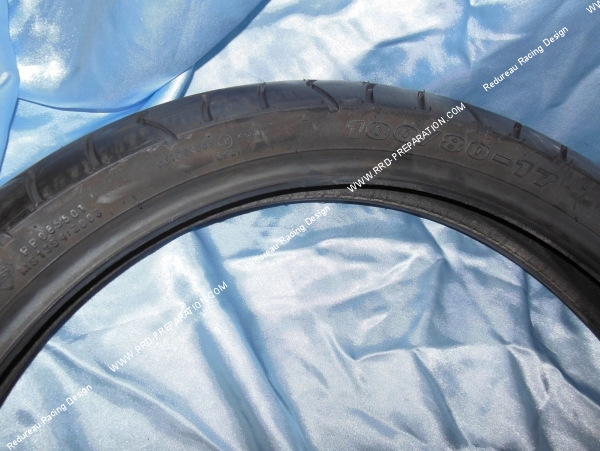 zoom Pneu DELI TIRE 10080 X 17 SB106 TL 52R pour moto, mécaboite, cyclomoteur...