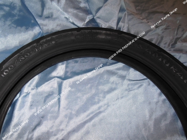 zoom Pneu DELI TIRE 10080 X 17 SB128 TL 52R SAMURAI pour moto, mécaboite
