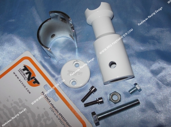 zoom Potence TNT Tuning couleur aux choix pour Peugeot SPEEDFIGHT, TREKKER, VIVACITY...