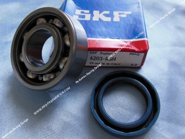 zoom Roulement de roue SKF 6203 - 2RS Ø17 X 40 X 12mm + joint spy Ø22 X 32 X 6mm