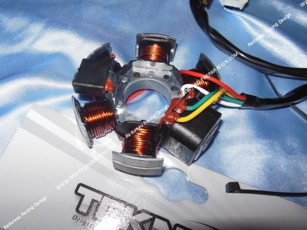 zoom Stator + câbles TEKNIX pour allumage d'origine DUCATI MINARELLI AM6 et DERBI
