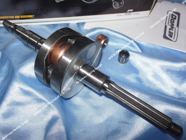 zoom Vilebrequin, vilo, embiellage renforcé DOPPLER S1R axe Ø10mm pour scooter minarelli vertical (booster, bws)